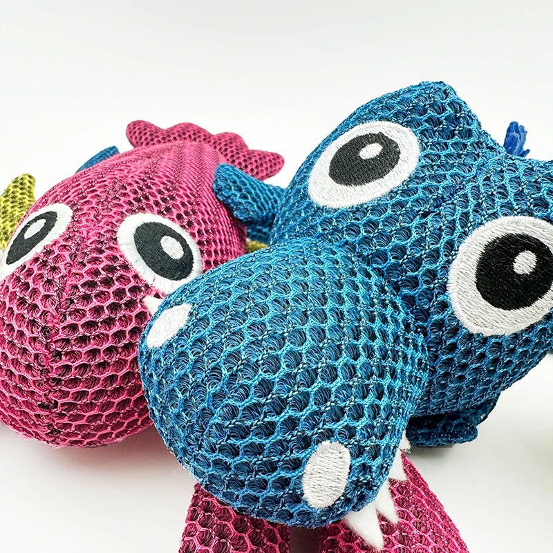 Pet dog plush squeeze squeaking lobster frog crocodile toy accompanies all types of dogs