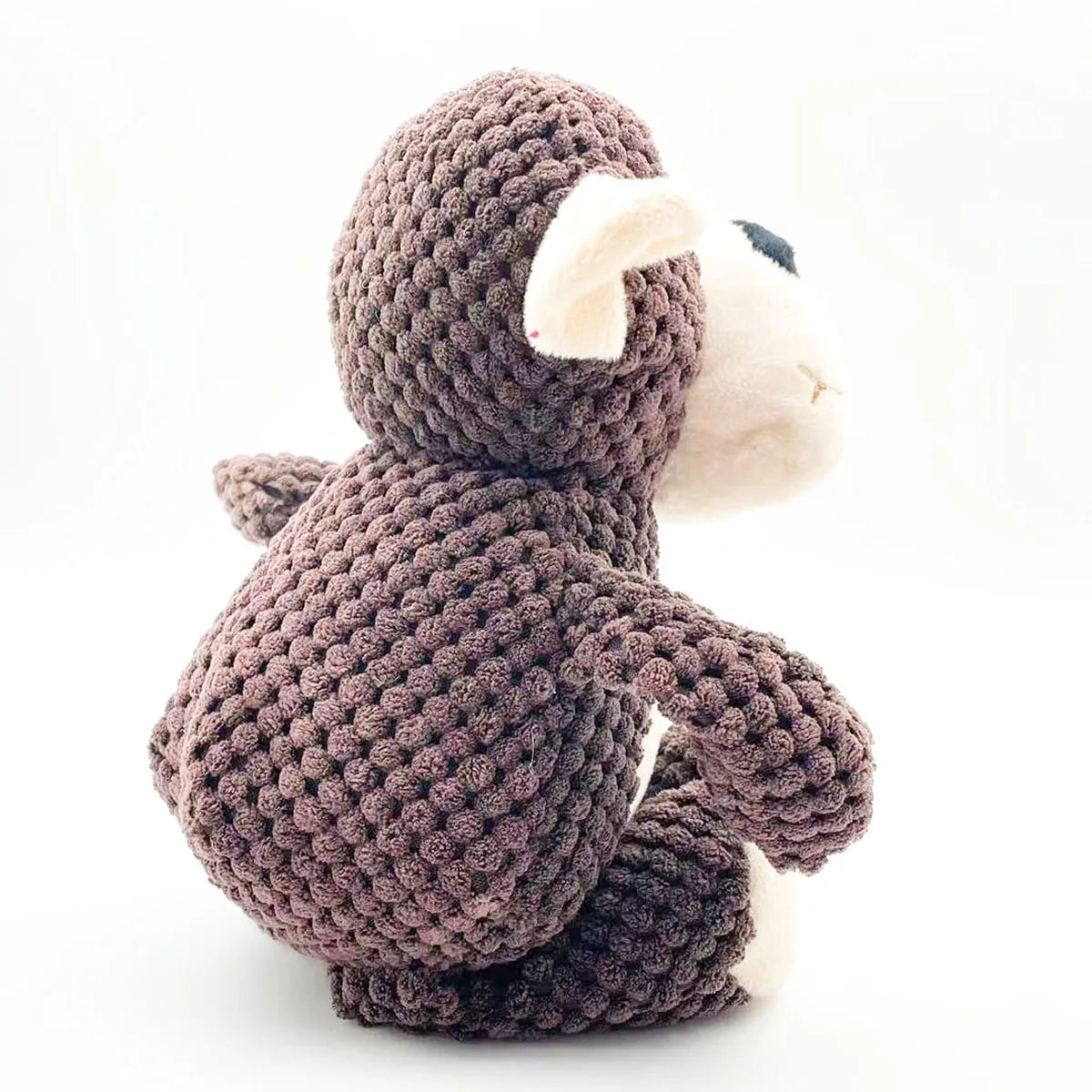 Pet dog plush toy monkey donkey squeezes and squeaks to accompany big and small dogs