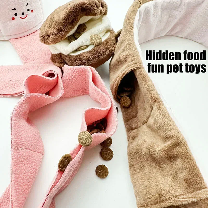 Interactive dog puzzle toy, used for intelligence training and controlling diet, dog snack puzzle toy, fun slow food toy，gift.