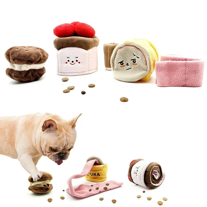 Interactive dog puzzle toy, used for intelligence training and controlling diet, dog snack puzzle toy, fun slow food toy，gift.