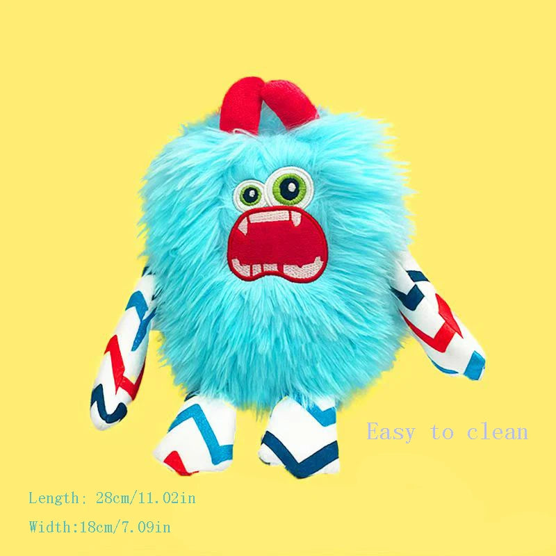 2025 New Pet Dog Plush Cute Cartoon Big Eye Monster Toy, Voice Interaction, Anti demolition Home, the Perfect Gift for Dogs