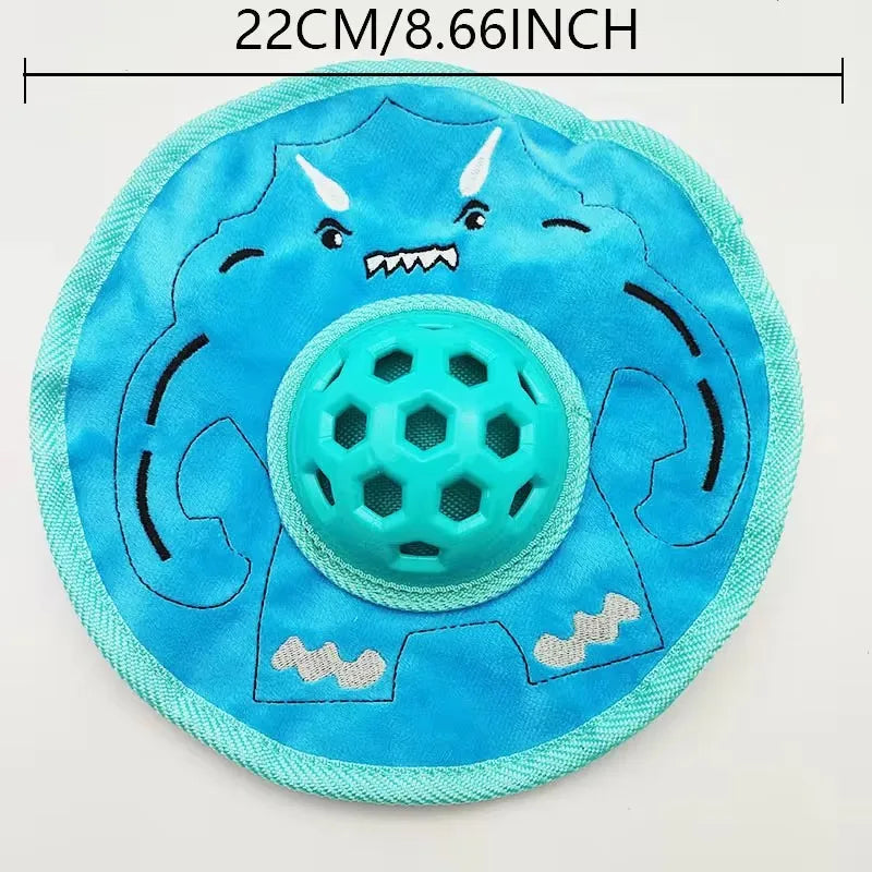 Rubber flannelette leaky food cartoon dog toy teeth to accompany boredom suitable for large, small and medium dogs