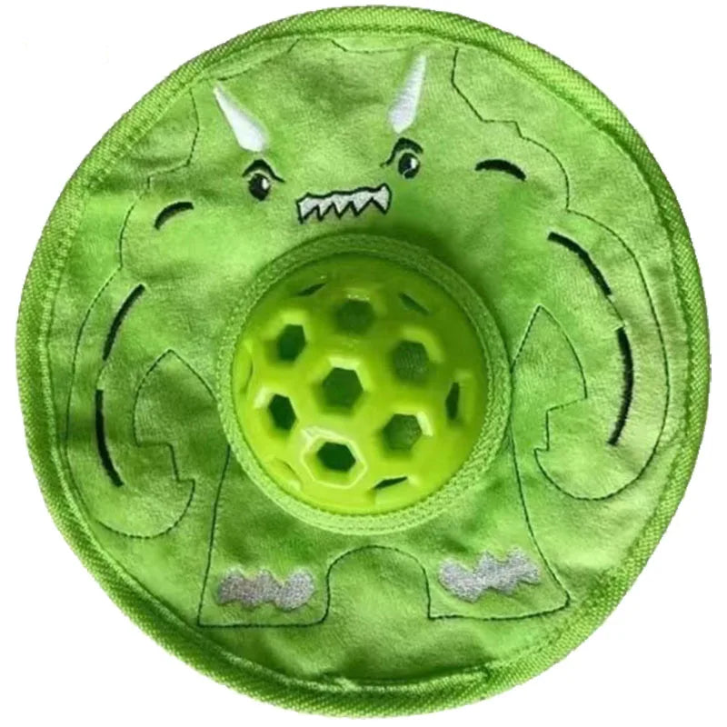 Rubber flannelette leaky food cartoon dog toy teeth to accompany boredom suitable for large, small and medium dogs
